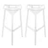 Magis Stool One Hocker H 74cm 2er Set| Outdoor-Barhocker