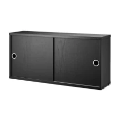 Regale^String System Hängeschrank mit Schiebetüren Tiefe 20cm