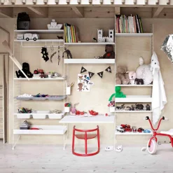 String System Regalboden niedrige Kante Tiefe 30cm Stahl| Regalsysteme