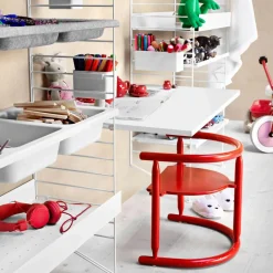 String System Regalboden niedrige Kante Tiefe 30cm Stahl| Regalsysteme