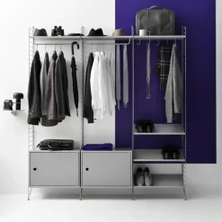 Regalsysteme^String System Schrankelement mit Schwenktür 58x42x30cm