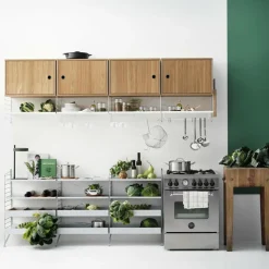 Regalsysteme^String System Schrankelement mit Schwenktür 58x42x30cm