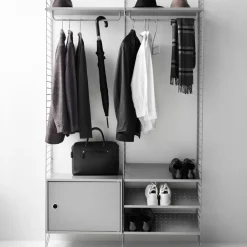 String System Schrankelement mit Schwenktür 58x42x30cm| Regale