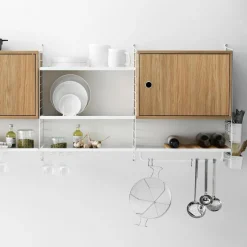 String System Schrankelement mit Schwenktür 58x42x30cm| Regale