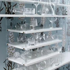 Regalsysteme^String System Wandleiter Plexiglas 50x30cm