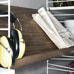 Regale^String System Zeitschriftenablage 58x30cm Holz