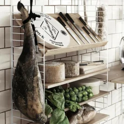 Regale^String System Zeitschriftenablage 58x30cm Holz