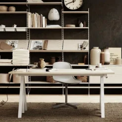 Regale^String System Zeitschriftenablage 58x30cm Holz