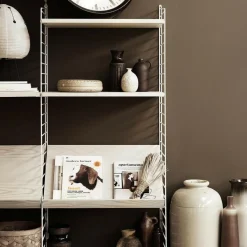 Regale^String System Zeitschriftenablage 58x30cm Holz