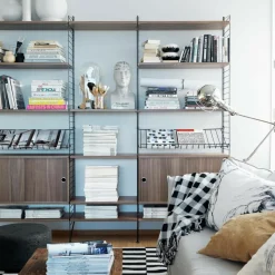 String System Zeitschriftenablage 78x30cm Stahl| Regale|Regalsysteme