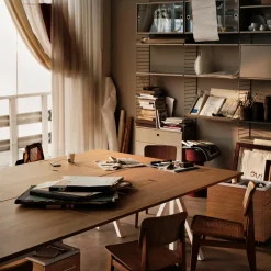 Schreibtische^String Works Schreibtisch höhenverstellbar Eiche