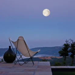 cuero Sunshine Mariposa Sunbrella Butterfly Gartensessel| Outdoor-Sofas & Sessel