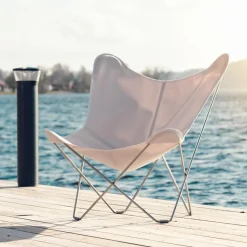 cuero Sunshine Mariposa Sunbrella Butterfly Gartensessel| Outdoor-Sofas & Sessel