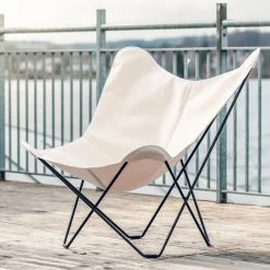 cuero Sunshine Mariposa Sunbrella Butterfly Gartensessel| Outdoor-Sofas & Sessel
