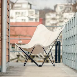 cuero Sunshine Mariposa Sunbrella Butterfly Gartensessel| Outdoor-Sofas & Sessel