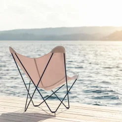 cuero Sunshine Mariposa Sunbrella Butterfly Gartensessel| Outdoor-Sofas & Sessel