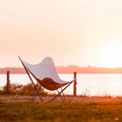 cuero Sunshine Mariposa Sunbrella Butterfly Gartensessel| Outdoor-Sofas & Sessel