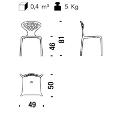 Gartenstühle|Gartentische^Moroso Supernatural Set 2 Stühle + 1 Tisch