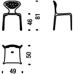 Moroso Supernatural Stuhl mit Löchern| Stühle