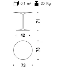 Gartentische^Moroso Supernatural Tisch rund