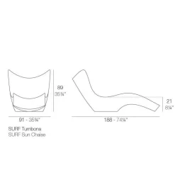 Gartenliegen^Vondom Surf Sonnenliege