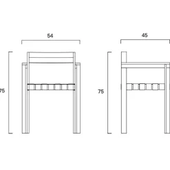 Stühle^Frama Symmetry Armlehnstuhl