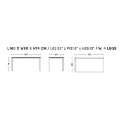 HAY T12 Tisch Laminat| Esstische