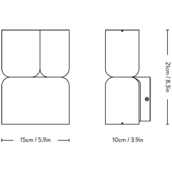 Wandleuchten^&Tradition Tabata LN10 Wandleuchte