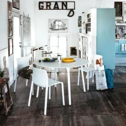 Garten-Beistelltische^Magis Table First Outdoor Tisch rund