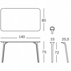 Tische^Magis Table First Tisch Rechteckig