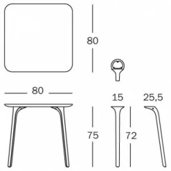 Magis Table First Tisch Rechteckig| Esstische