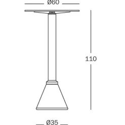 Tische|Bistrotische^Magis Table One Bistrot Stehtisch