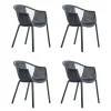 Stühle^Pedrali Tatami 306 Gartenarmlehnstuhl 4er Set