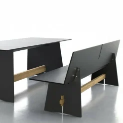 Gartenbänke^Conmoto Tension Outdoor Bank mit Rückenlehne