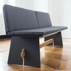 Gartenbänke^Conmoto Tension Outdoor Bank mit Rückenlehne