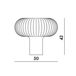 Nachttischleuchten^Kartell Teresa Tischleuchte