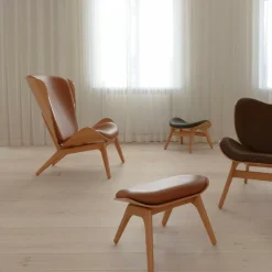 Hocker^Umage The Reader Ottoman Leder