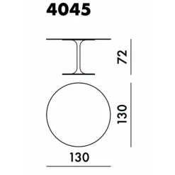 Tische|Esstische^Kartell Thierry Esstisch XXL rund