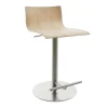 Lapalma Thin S24 Barhocker Sitzfläche Eiche 54-79cm| Barhocker