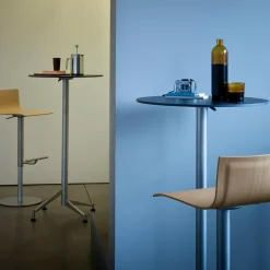 Lapalma Thin S24 Barhocker Sitzfläche Eiche 54-79cm| Barhocker