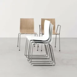 Stühle^Lapalma Thin S16 Stuhl Sitzfläche MDF