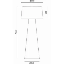 Pedrali Time Out Außenstehleuchte| Außenstehleuchten|Außenstehleuchten