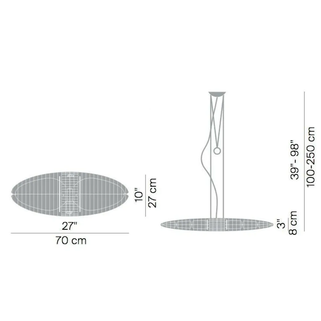Luceplan Titania D17 Pendelleuchte| Pendelleuchten