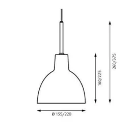 Pendelleuchten^Louis Poulsen Toldbod Glas Pendelleuchte
