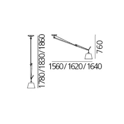 Artemide Tolomeo Decentrata Suspensione Pendelleuchte| Pendelleuchten