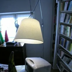 Leuchten-Zubehör^Artemide Tolomeo Mega Parete Pergamentschirm