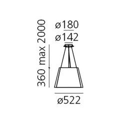 Pendelleuchten Außen|Pendelleuchten Außen^Artemide Tolomeo Paralume Outdoor LED Pendelleuchte Ø 52cm