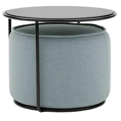 Poufs^Softline Tom Hocker/Pouf mit Beistelltisch