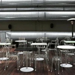 Gartentische|Garten-Bistrotische^Kartell Top Top For Dr. Yes Gartentisch 60x60cm Gestell quadratisch