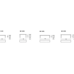 Cassina Torei Beistelltisch rechteckig| Beistelltische|Tische